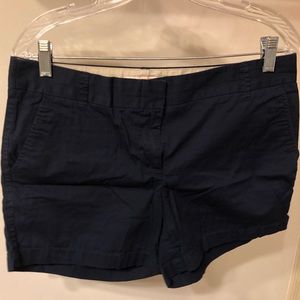 Navy chino shorts